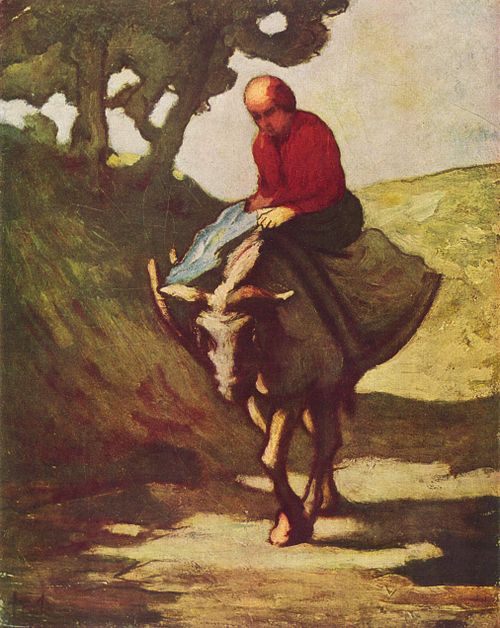 Le retour du marché, 1856, Honoré Daumier