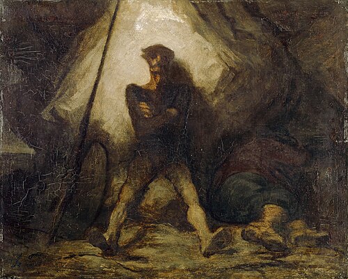 La veille de don Quichotte, 1855, Honoré Daumier