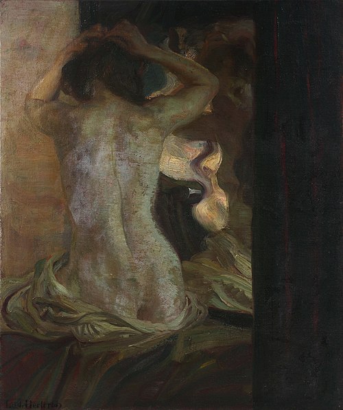 Der Spiegel, 1900, Ludwig von Herterich