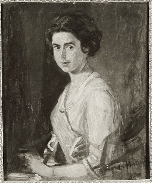 Bildnis einer jungen Dame (Hilde Herterich, Nichte des Künstlers), 1886, Ludwig von Herterich