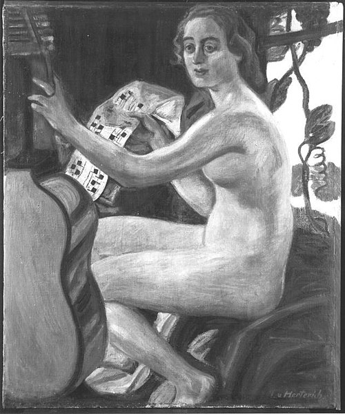 Wein, Weib und Gesang (Musik II), 1915, Ludwig von Herterich