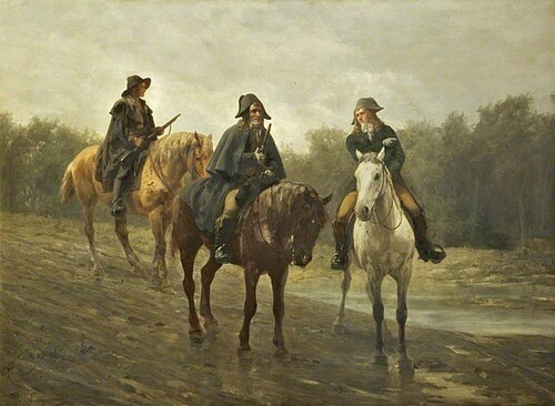 The Outposts, 1884, Ludwig von Langenmantel