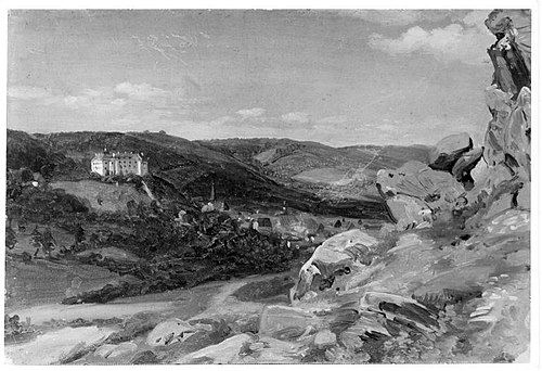 Landschaftsstudie aus dem Harz, 1840, Eduard Meyerheim
