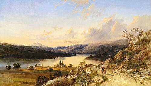 A View of Remagen, 1852, William Oliver