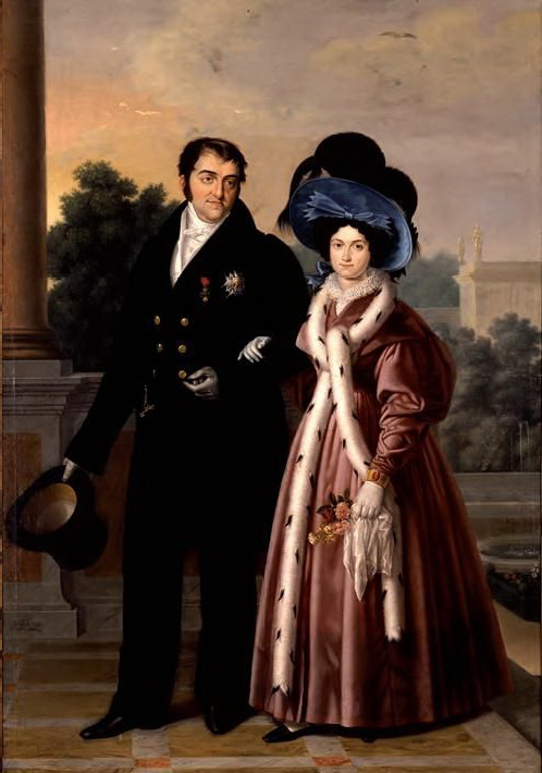 Fernando VII  und  María Cristina, 1832, Luis de la Cruz