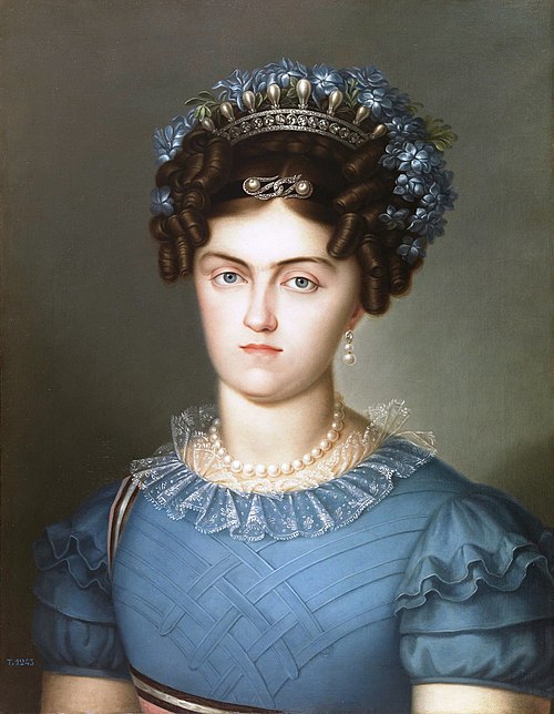 María Josefa Amalia de Sajonia, 1825, Luis de la Cruz