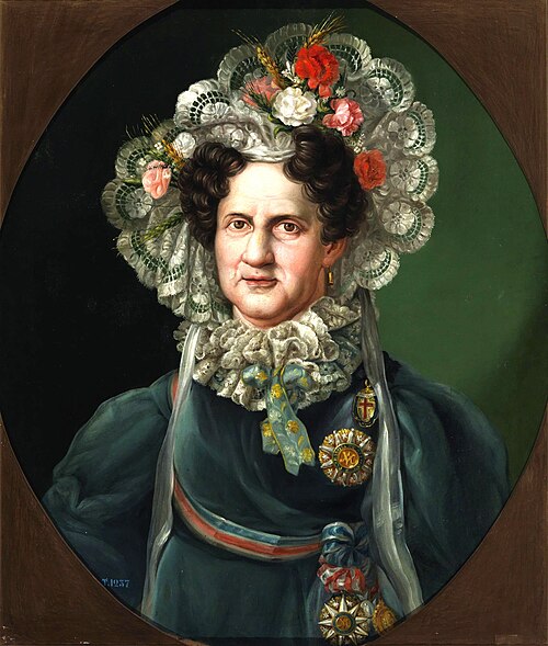 Carlota Joaquina de Borbón, 1825, Luis de la Cruz
