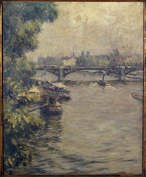 Le pont du Carrousel, 1914, Frank Armington