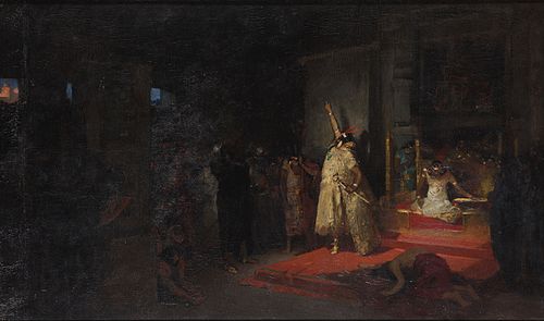 The ransom of Atahualpa, 1896, Carlos Baca-Flor