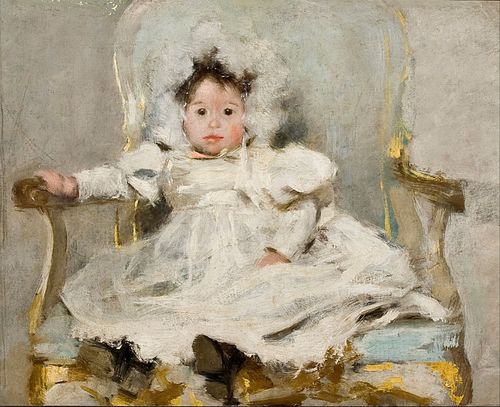 Girl in white, 1902, Carlos Baca-Flor
