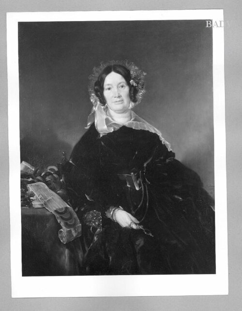 Portrait of Baroness of Würzburg, 1837, Ferdinand von Rayski