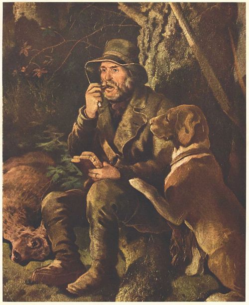 Der Treiber (Förster Bubenik), 1861, Ferdinand von Rayski