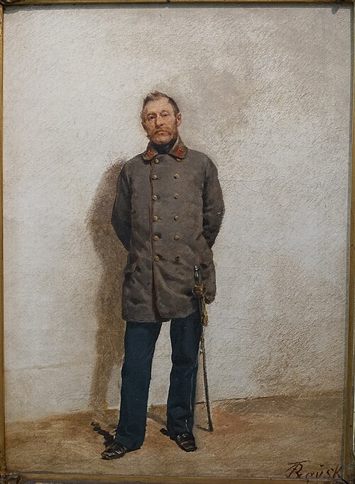 Major Leo von Rayski, 1858, Ferdinand von Rayski