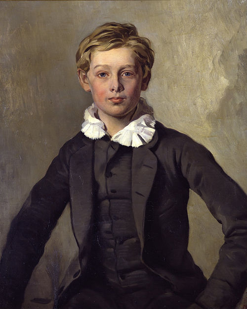 Count Haubold von Einsiedel as a child, 1855, Ferdinand von Rayski