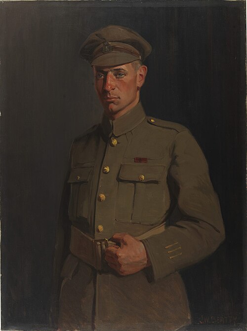 Pte C. J. Kinross VC, 1910, John William Beatty