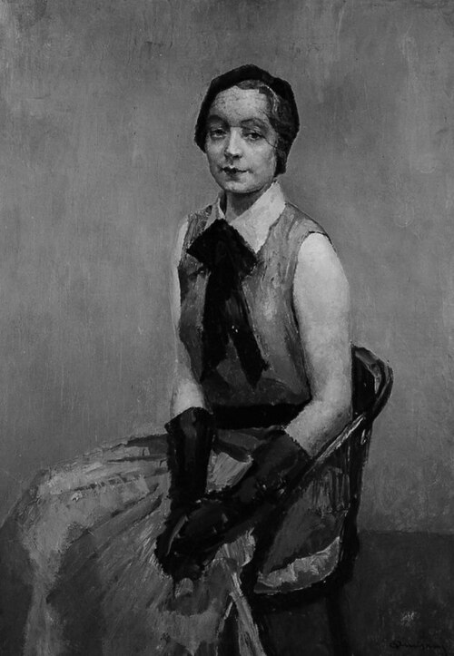 Ritratto di Caterina, 1920, Giuseppe Amisani