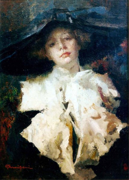 Portrait of Lyda Borelli, 1910, Giuseppe Amisani