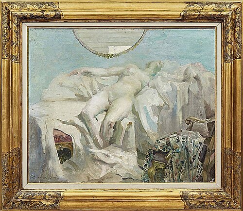 Nude in Budoir, , Giuseppe Amisani