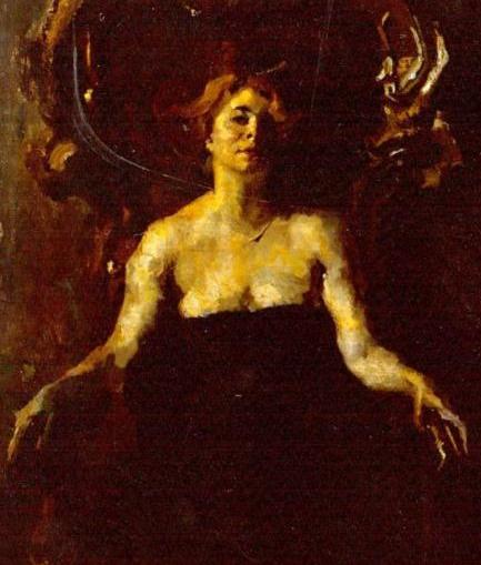 Signora in poltrona, , Giuseppe Amisani