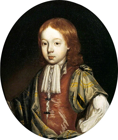 John II Bankes, MP (1692-1772),  as a boy, 1702, William Reader