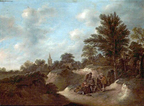 Dutch Landscape, 1668, Klaes Molenaer