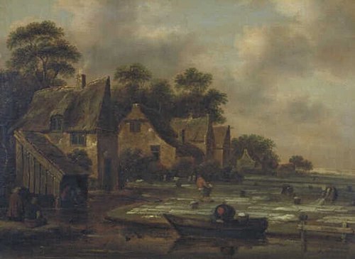 A Bleachfield, 1650, Klaes Molenaer