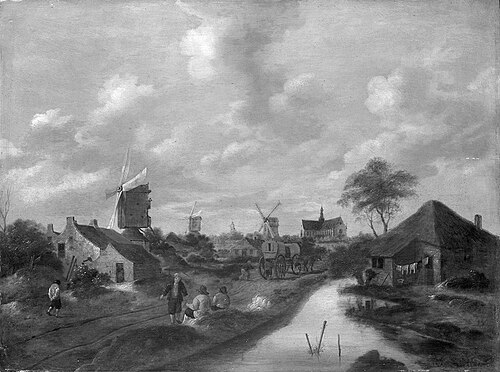 Landschaft bei Haarlem, 1651, Klaes Molenaer