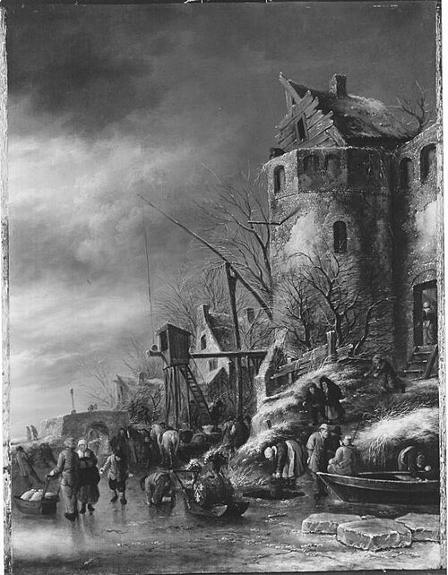 Auf dem Eise, 1662, Klaes Molenaer