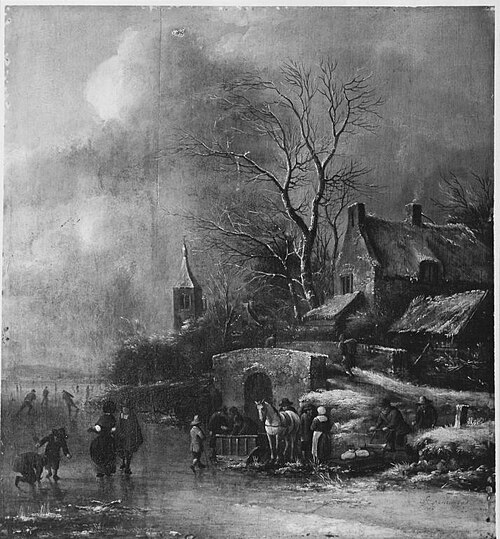 Winterlandschaft, 1651, Klaes Molenaer