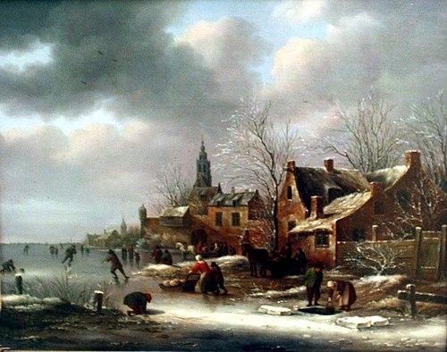 Landscape in the Winter, , Klaes Molenaer
