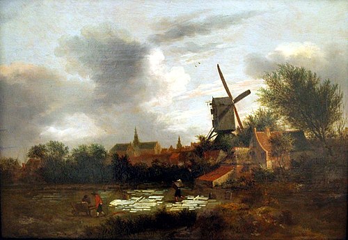 A Bleachery near Haarlem, , Klaes Molenaer