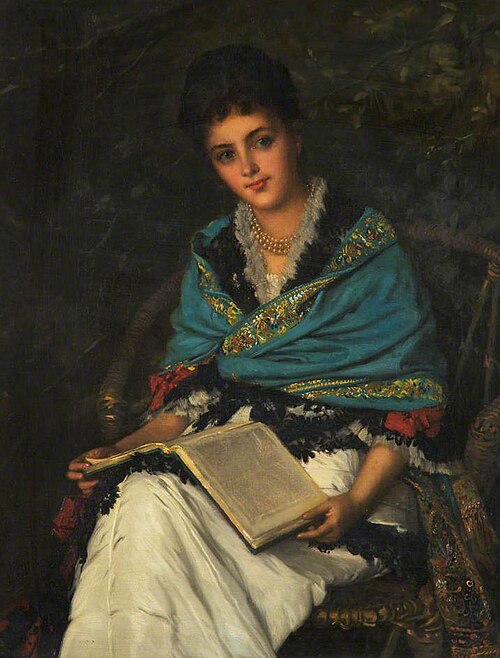 Portrait of a Lady, 1877, William Oliver