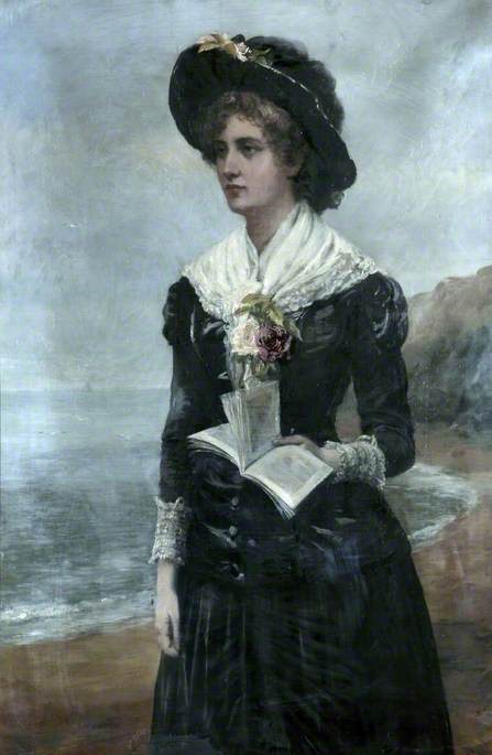 A Stroll by the Shore, 1880, William Oliver