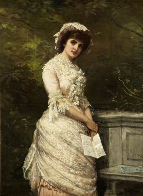 The Billet Doux, 1882, William Oliver