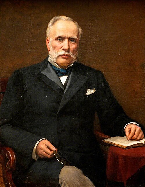 Stephen Evans, Esq. (1818–1905), JP, 1894, William Oliver