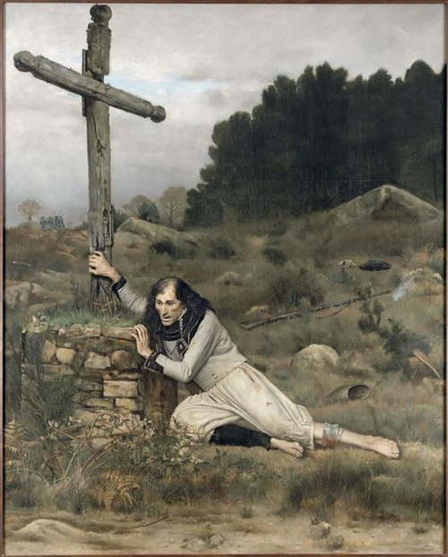 Scène de la guerre des Chouans, 1875, Auguste-Émile Bellet
