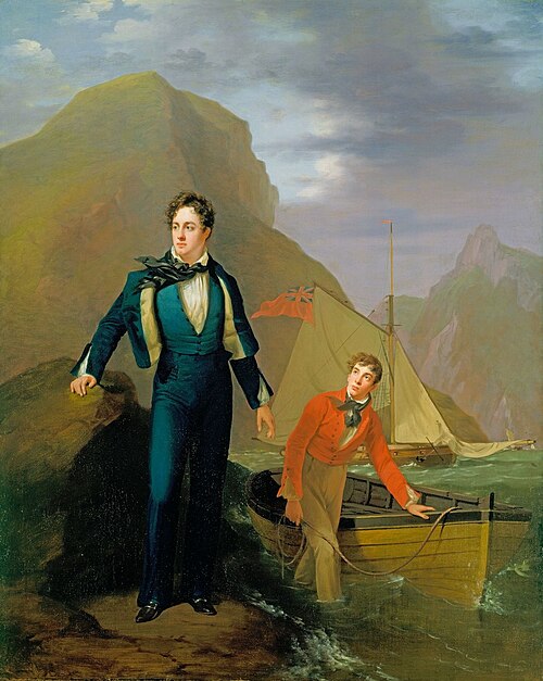 George Gordon, 6th Lord Byron (1788-1824), 1808, George Sanders