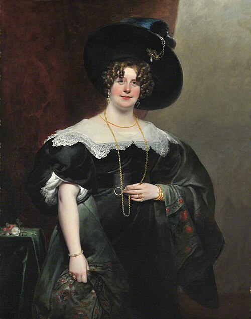 Mary Egerton, Lady Sykes (1782-1846), 1830, George Sanders