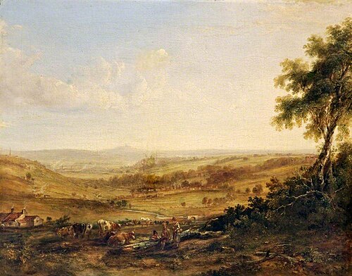 View of Wedgwood's Pottery at Etruria, 1838, Samuel Williamson