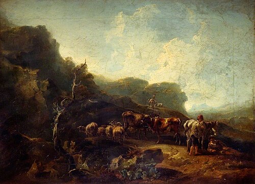 Landscape with Cattle, , Samuel Williamson