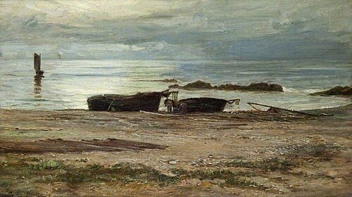 Beach Scene, 1874, Colin Hunter