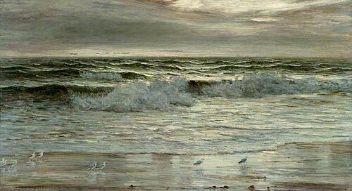 Sea Piece, Dawn, 1875, Colin Hunter