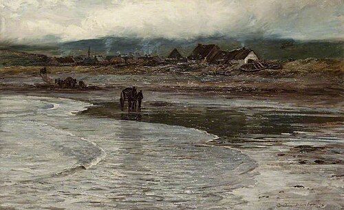 Ebbing Tide, 1878, Colin Hunter