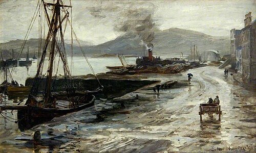 Wet Day on the Clyde, 1880, Colin Hunter