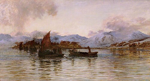 The Burial of the MacDonalds, 1892, Colin Hunter