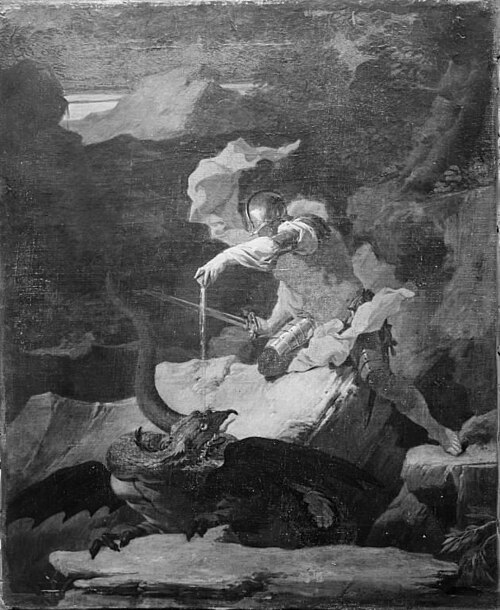 Jason Charming the Dragon, 1682, Frans de Jongh