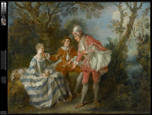 Two Friends, 1738, Nicolas Lancret