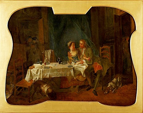 La Femme infidèle. Les Rémois., 1750, Nicolas Lancret