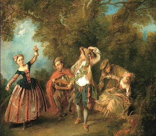 Le Menuet, 1732, Nicolas Lancret