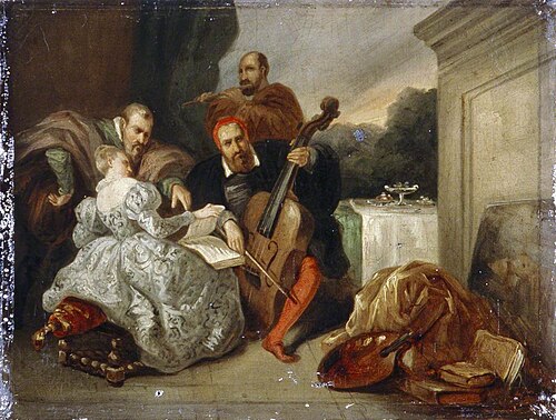Musicians (A Pastoral Conversation Piece), , Nicolas Lancret